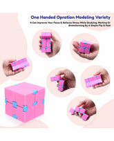 Infinity Cube - Fidget Toy Stress Relieving Fidgeting Game for Kids and Adults